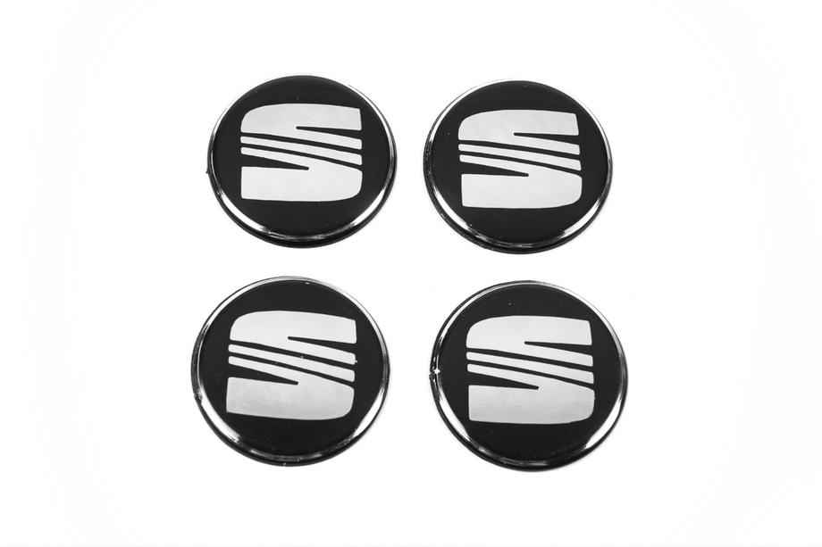 Seat Aufkleber für Felgendeckel 54mm (4 Stk) Image