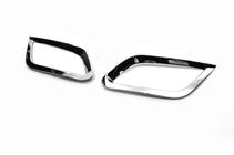 Opel Mokka 2012-2021 Chrom Blenden fuer Nebelscheinwerfer Libao (2 Stk, Kunststoff) Foto 4