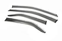 Toyota Camry 2011–2017 Windabweiser mit Chromleiste (4 Stk, Libao) Foto 2