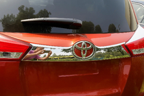Toyota Rav 4 2013-2018 Chromleiste über Kennzeichen Stoßstange Libao 2013-2016 Edelstahl Foto 2