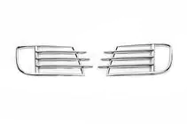 Volkswagen Tiguan 2007-2016 Chrom Nebelscheinwerfer Abdeckungen Libao 2011-2016 für Aziat (2 Stk, Kunststoff) Foto 4