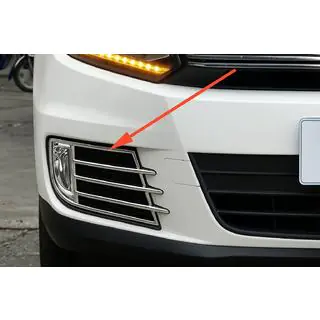 Chrom Nebelscheinwerfer Abdeckungen Libao 2011-2016 für Aziat (2 Stk, Kunststoff) Volkswagen Tiguan 2007-2016 Foto 1