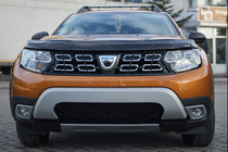 Dacia Duster 2018-2024 Abdeckungen für Nebelscheinwerfer (ABS, grau) Foto 2