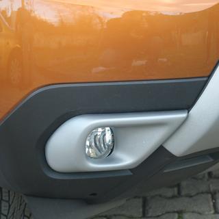 Abdeckungen für Nebelscheinwerfer (ABS, grau) Renault Duster 2018-2024 Foto 3