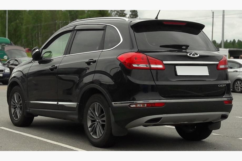 Chery Tiggo 5 2013- Chromleiste über dem Kennzeichen Libao (Edelstahl) Image