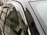 GreatWall Haval H6 2011- Windabweiser mit Chromleisten 2012-2016 (4 Stk., Libao) Foto 4