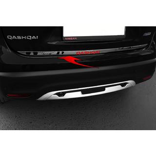 Kofferraumleiste mit Schriftzug (Libao, Edelstahl) Nissan Qashqai 2014-2021 Foto 1