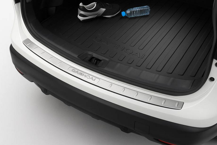Nissan Qashqai 2014-2021 Heckstoßstangenabdeckung Libao (2014-2017, Edelstahl) Image