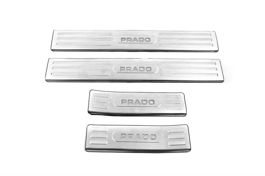 Toyota Land Cruiser Prado 150 2009-2023 Einstiegsleisten innen V1 (4 Stk, Edelstahl) Foto 1