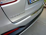 Kia Sorento III UM 2014-2020 Heckstoßstangenschutz Edelstahl Foto 1