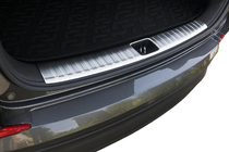 Hyundai Tucson TL 2016-2021 Kofferraum Ladekantenschutz Libao Edelstahl Foto 1