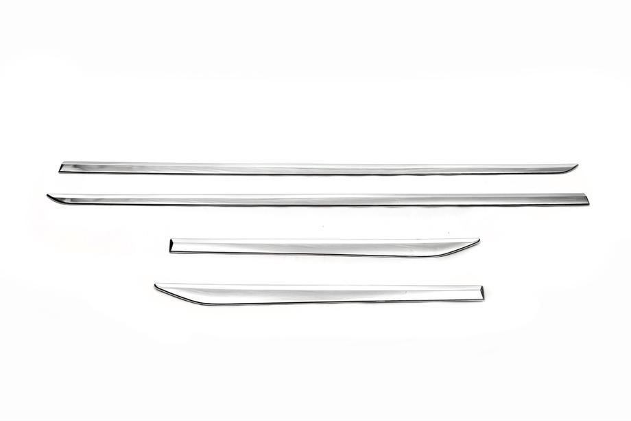 Nissan Qashqai 2014-2021 Türleisten Libao V1 (4 Stk, Edelstahl) Image