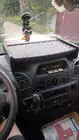 Mercedes Sprinter W901/902/903/904/905 1995–2006 Armaturenbrett Ablage (2000-2006, Schwarz mit roter Naht) Foto 7
