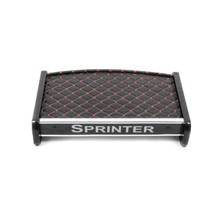 Armaturenbrett Ablage (2000-2006, Schwarz mit roter Naht) Mercedes Sprinter W901/902/903/904/905 1995–2006 Foto 3