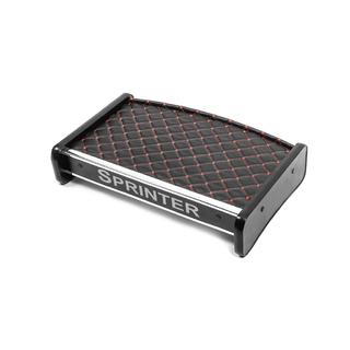 Armaturenbrett Ablage (2000-2006, Schwarz mit roter Naht) Mercedes Sprinter W901/902/903/904/905 1995–2006 Foto 2
