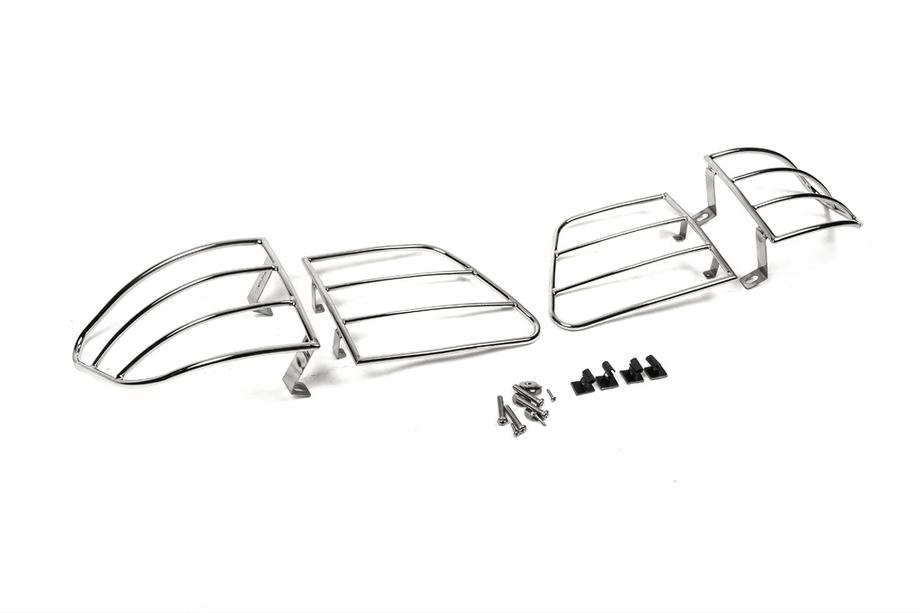 Toyota Fortuner 2006-2015 Schutz für Rückleuchten (Edelstahl) Foto 4
