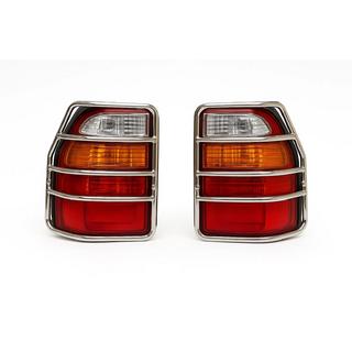 Rückleuchten Schutzblenden Chrom (für Land Cruiser 105) Toyota Land Cruiser 100 1998-2007 Foto 1