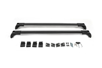 Opel Astra H 2004-2013 Dachträger für integrierte Reling abschließbar Skybar V2 (2 Stk) Schwarz Foto 6
