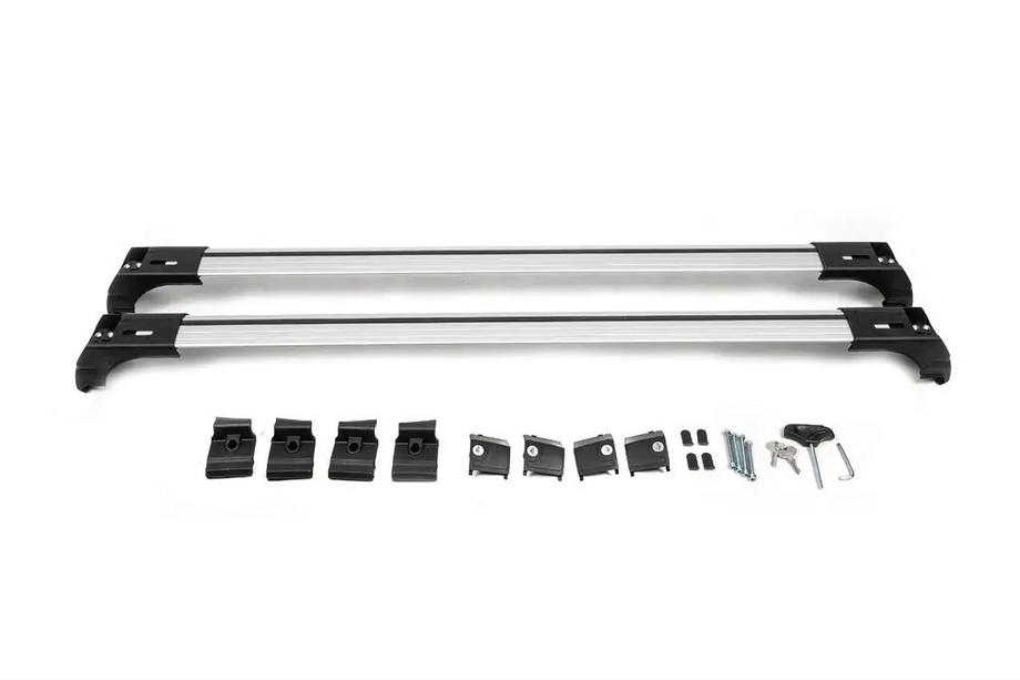 Opel Astra H 2004-2013 Dachträger für integrierte Reling abschließbar Skybar V2 (2 Stk) Grau Foto 5