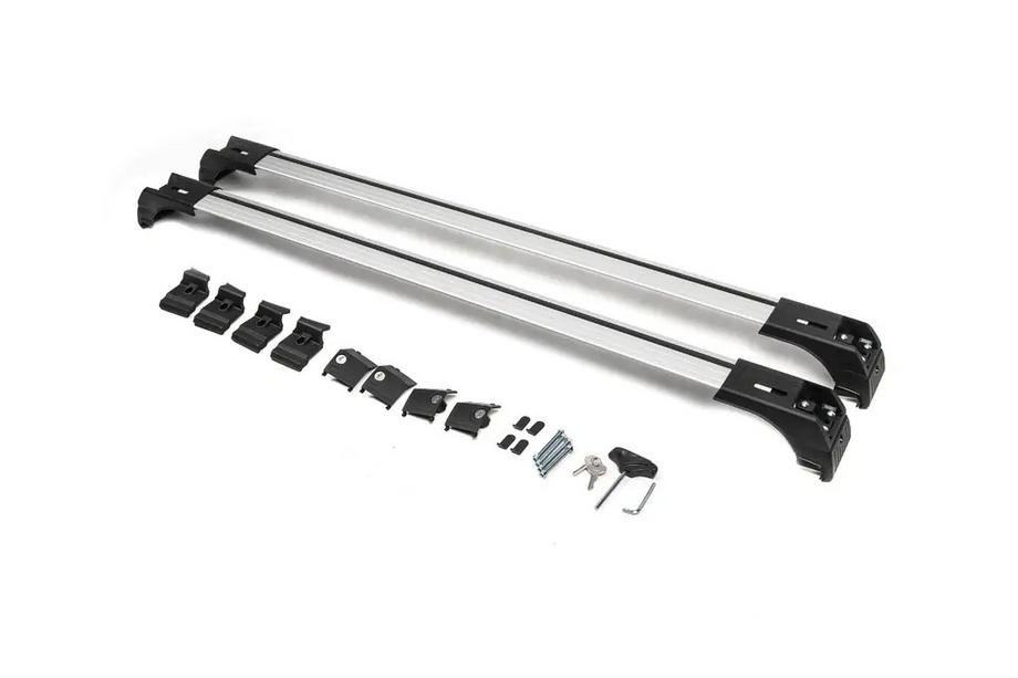 Opel Astra H 2004-2013 Dachträger für integrierte Reling abschließbar Skybar V2 (2 Stk) Grau Foto 14