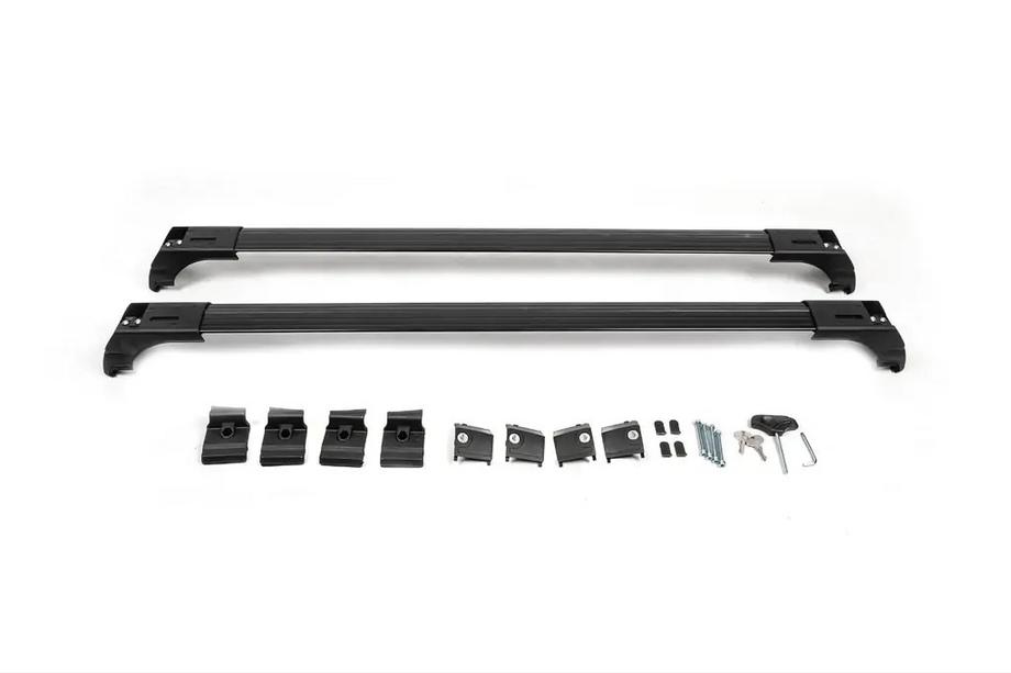 Opel Astra H 2004-2013 Dachträger für integrierte Reling abschließbar Skybar V2 (2 Stk) Grau Foto 6