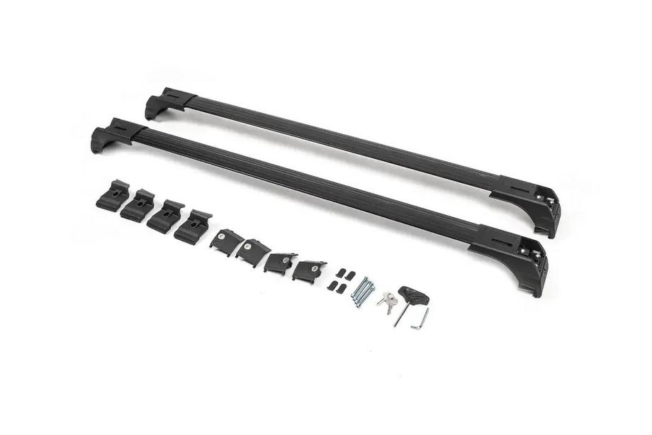 Opel Astra H 2004-2013 Dachträger für integrierte Reling abschließbar Skybar V2 (2 Stk) Grau Foto 7