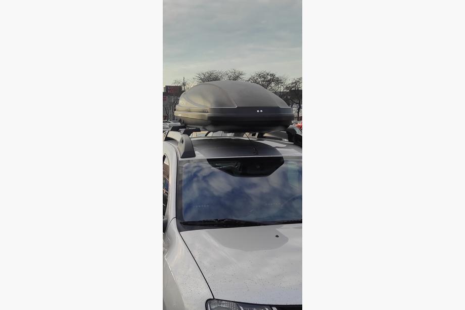 Renault Duster 2008–2017 Dachträger für Reling abschließbar Skybar V1 (2014-2018, 2 Stk) 2014-2018, Schwarz Foto 6