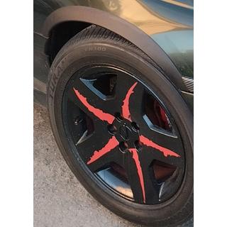 Kotflügelverbreiterungen (4 Stk, schwarz, ABS-Kunststoff) Opel Omega B 1994-2003 Foto 2