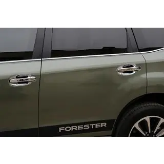 Chrom Unterlagen für Türgriffe Libao (4 Stk, Kunststoff) Subaru Forester 2013-2018 Foto 1