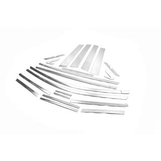 Fensterrahmen Chrom Zierleisten Set Toyota Rav 4 2013-2018 Foto 3