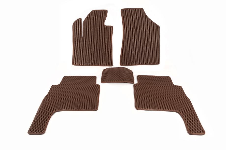 Hyundai Santa Fe 2 2006-2012 EVA Fußmatten (ziegelrot) Image