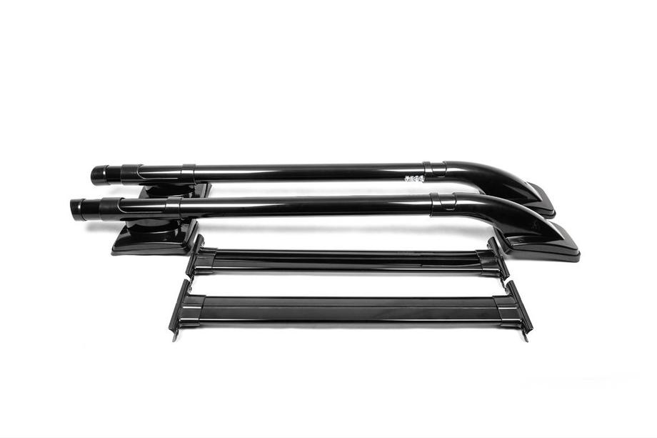 Toyota Hilux 2006-2015 Dachreling mit Querträgern (2 Stk, schwarz) Foto 5