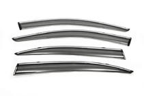 Skoda Octavia II A5 2010-2013 Chrom Windabweiser LiftBack (4 Stk., Libao) Foto 1
