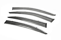 Skoda Octavia II A5 2010-2013 Chrom Windabweiser LiftBack (4 Stk., Libao) Foto 2