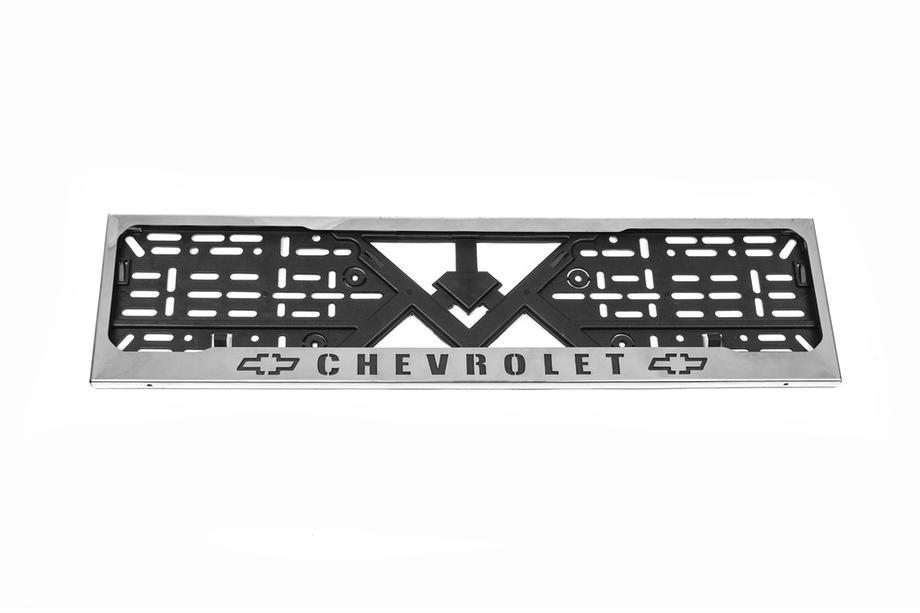 Chevrolet Kennzeichenhalter Chrom Chevrolet (1 Stk, Edelstahl) Image