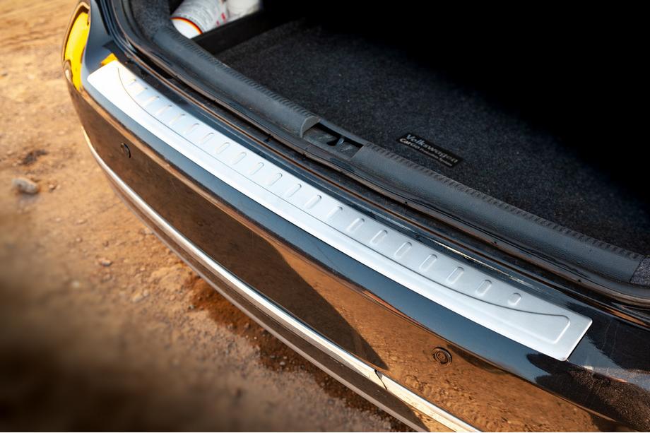 Volkswagen Passat B7 2012-2015 Heckstoßstangenabdeckung OmsaLine MAT (Sedan, Edelstahl) Foto 1