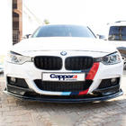 BMW 3 Series F30/F31 2012-2019 EuroCap Frontlippe für die vordere Stoßstange (schwarz, für M-Performance) Foto 5