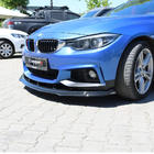 BMW 4 Series F32/F33/F36 2012-2020 Frontspoiler Lippe für M-Sport (schwarz) Foto 2