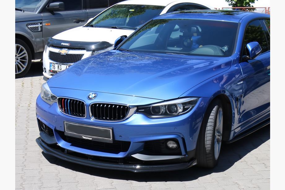 BMW 4 Series F32/F33/F36 2012-2020 Frontspoiler Lippe für M-Sport (schwarz) Image
