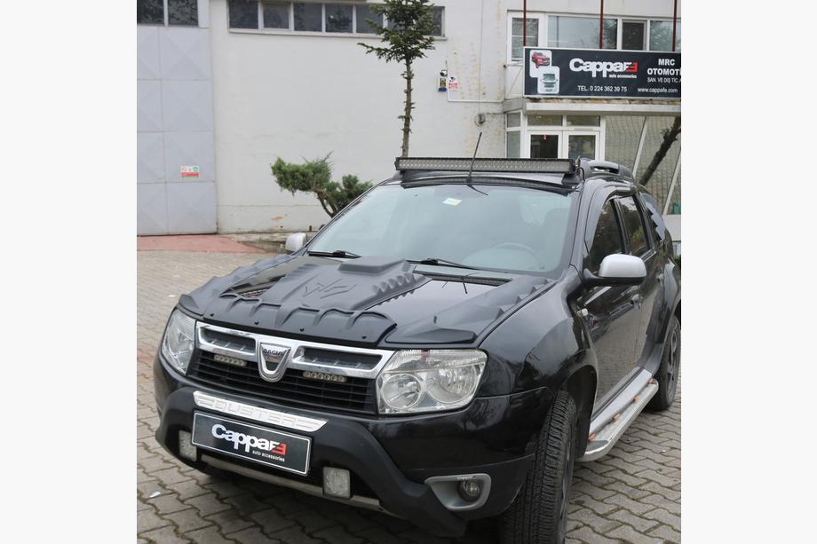 Dacia Duster 2008-2018 Motorhaubenabdeckung (ABS) Foto 3