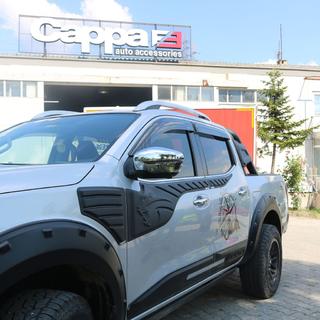 Tuerleisten oben (6 Stk, ABS) Nissan Navara/NP300 2016- Foto 4