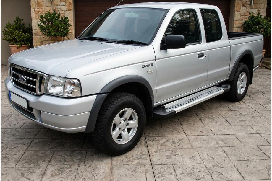 Ford Ranger 2002-2006 Seitenschweller Vision New Grey (2 Stk., Aluminium) Foto 1