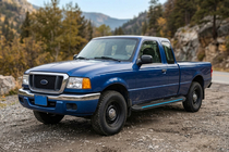 Ford Ranger 2002-2006 Seitenschweller Maya Blue (2 Stk., Aluminium) Foto 1