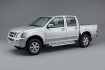 Isuzu D-Max 2002-2011 Seitenschweller Vision New Grey (2007-2012, 2 Stk., Aluminium) Foto 1
