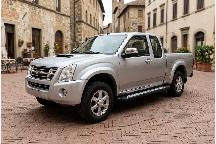 Isuzu D-Max 2002-2011 Seitenschweller Vision New Schwarz (2007-2012, 2 Stk., Aluminium) Image