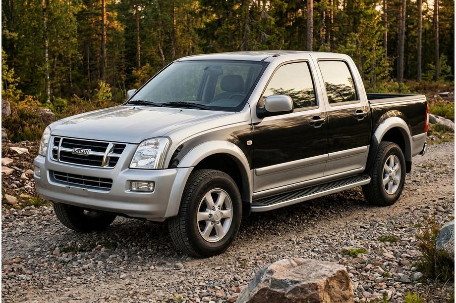 Isuzu D-Max 2002-2011 Seitenschweller Tayga Grey (2007-2012, 2 Stk., Aluminium) Image