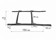GreatWall Haval/Hover H3 2005-2013 Dachreling OEM Foto 4