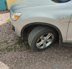 Mitsubishi ASX 2010-2023 Kotflügelverbreiterungen 2012-2016 (4 Stk, schwarz, ABS-Kunststoff) Foto 1