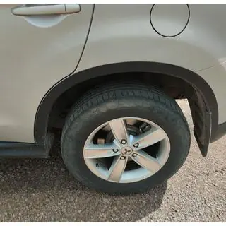 Kotflügelverbreiterungen 2012-2016 (4 Stk, schwarz, ABS-Kunststoff) Mitsubishi ASX 2010-2023 Foto 2