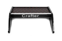 Volkswagen Crafter 2006-2016 Ablage für Armaturenbrett (Schwarz mit roter Naht) Foto 3